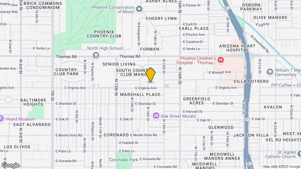 2609 N 14th St, Unit 70E064 Map and Location Details
