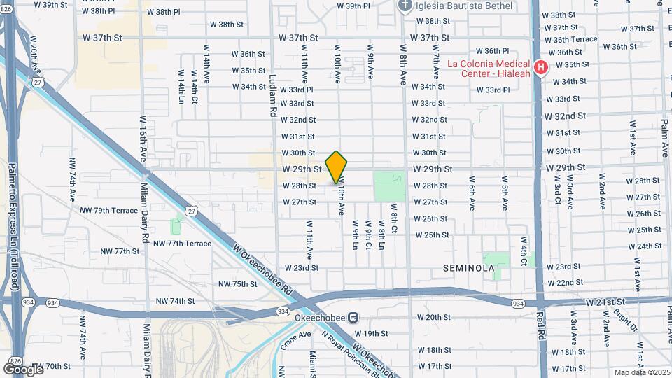 1000 W 28th St Map and Location Details
