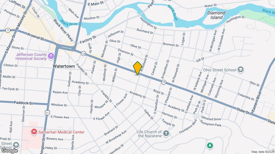 108 S Rutland St Map and Location Details