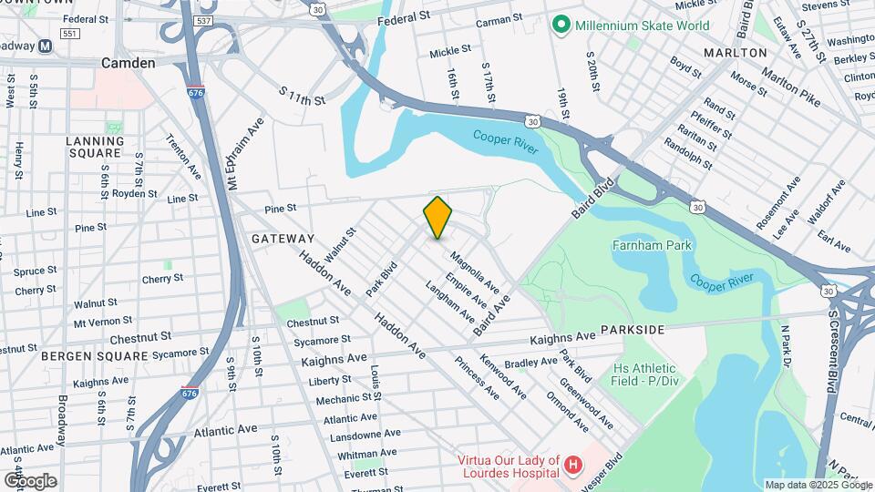 1141 Magnolia Ave Map and Location Details