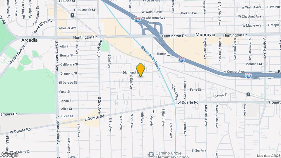 925 El Dorado St Mapa y Detalles de la Ubicación