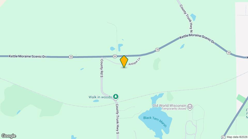 S91W37885 Antique Ln Map and Location Details