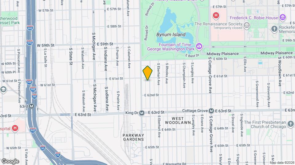 6112 S Vernon Ave Mapa y Detalles de la Ubicación
