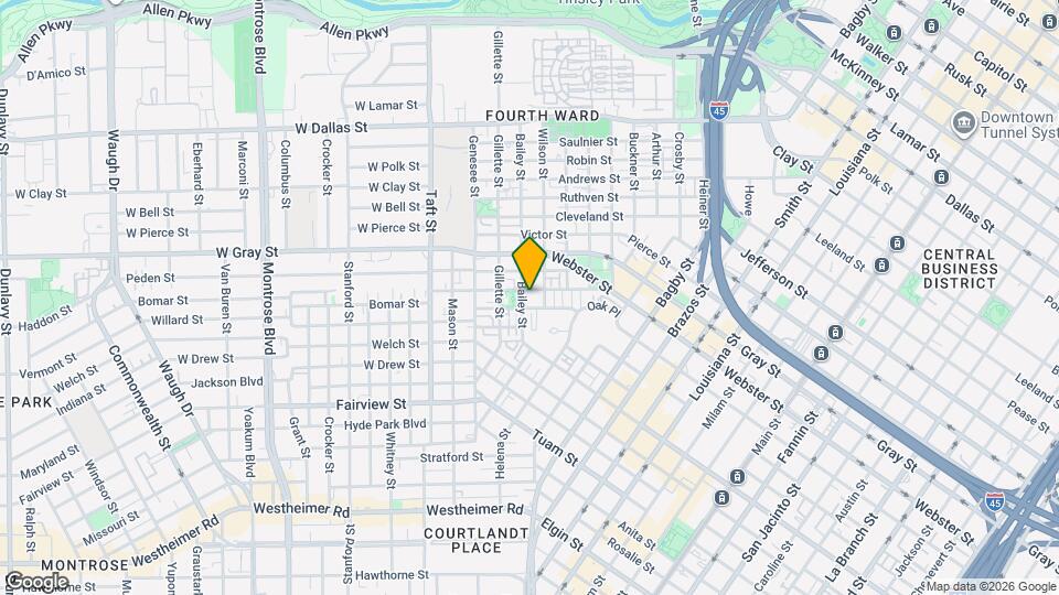 1417 W Webster St Map and Location Details