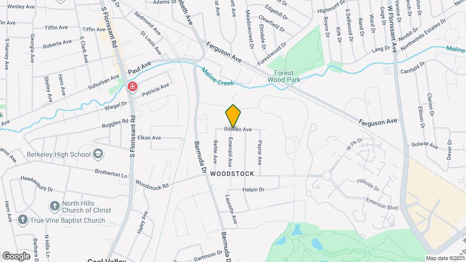 6180 Emerald Ave Map and Location Details