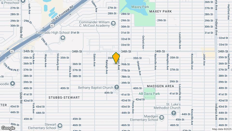 4405 36th St Map and Location Details