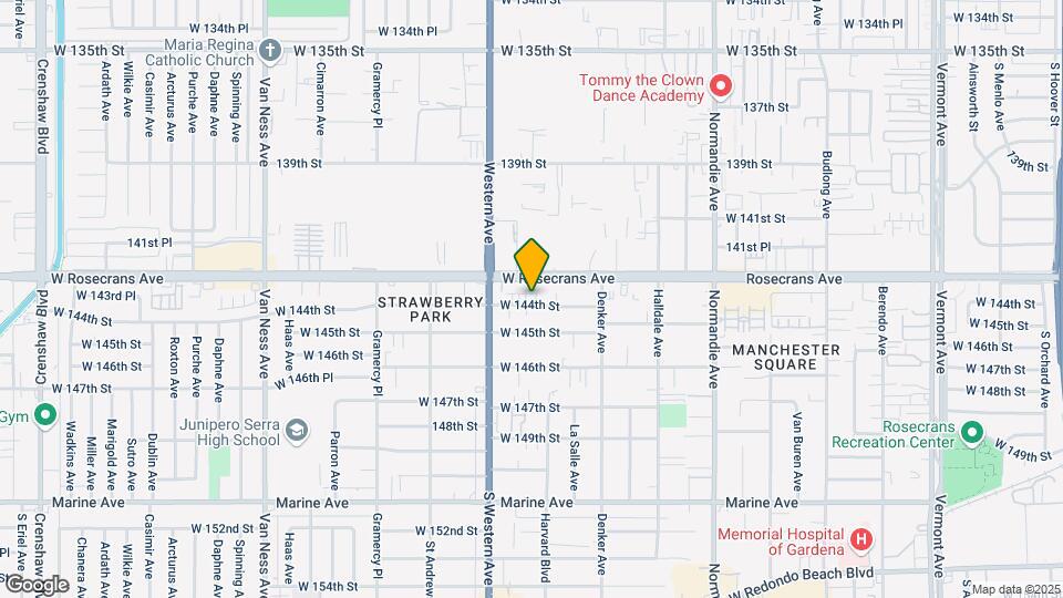 1715 W 144th St Map and Location Details