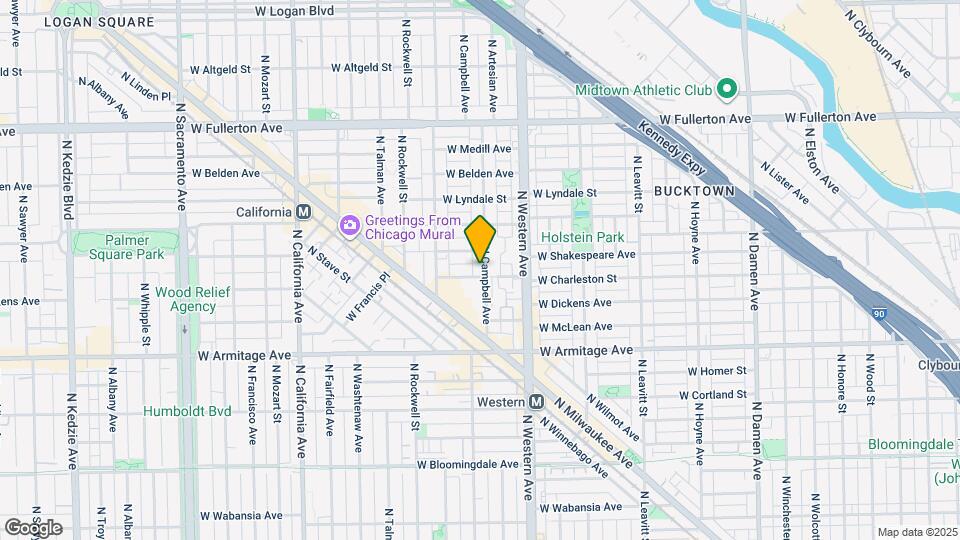 2106 N Campbell Ave, Unit 1001 Map and Location Details