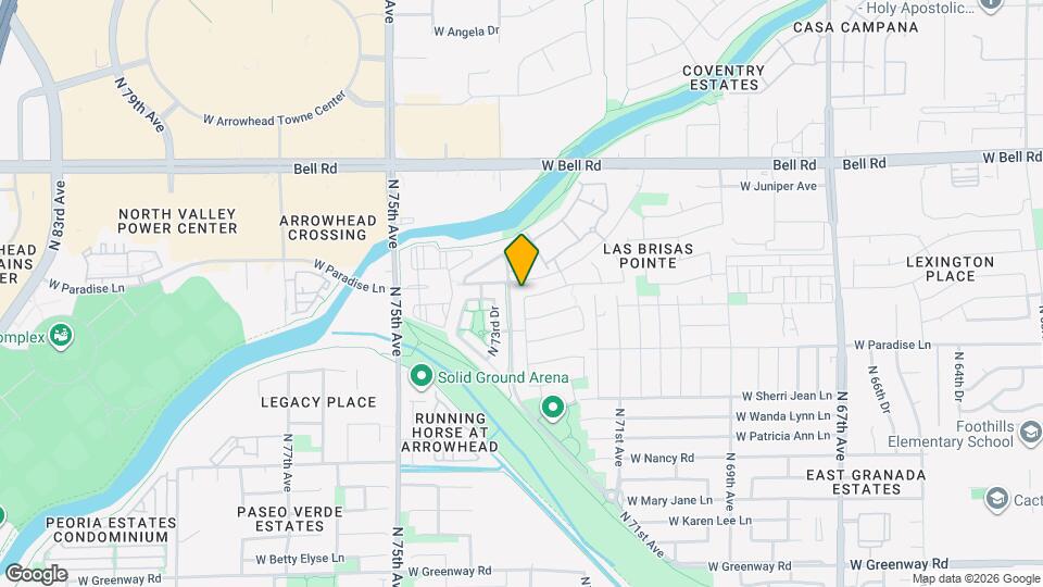 16438 N 72nd Ln Map and Location Details