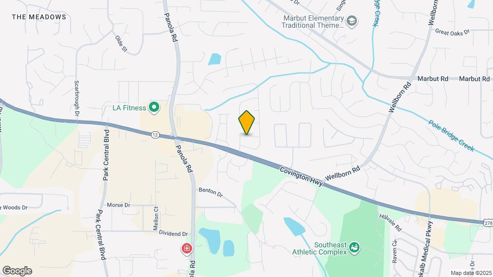 2208 Glen Briar Way Mapa y Detalles de la Ubicación