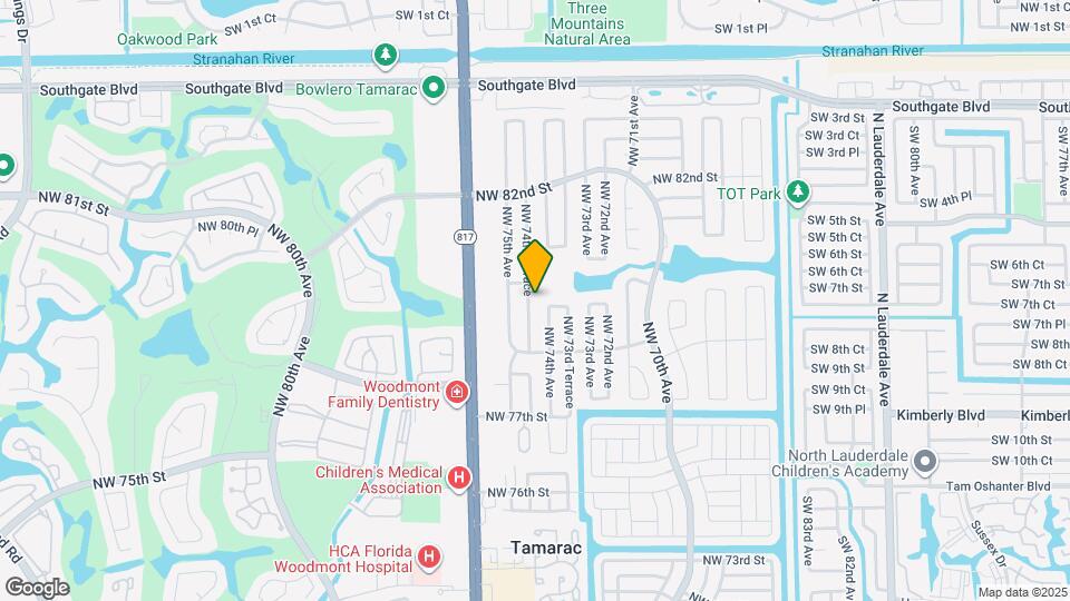 8000 NW 74th Ter Mapa y Detalles de la Ubicación