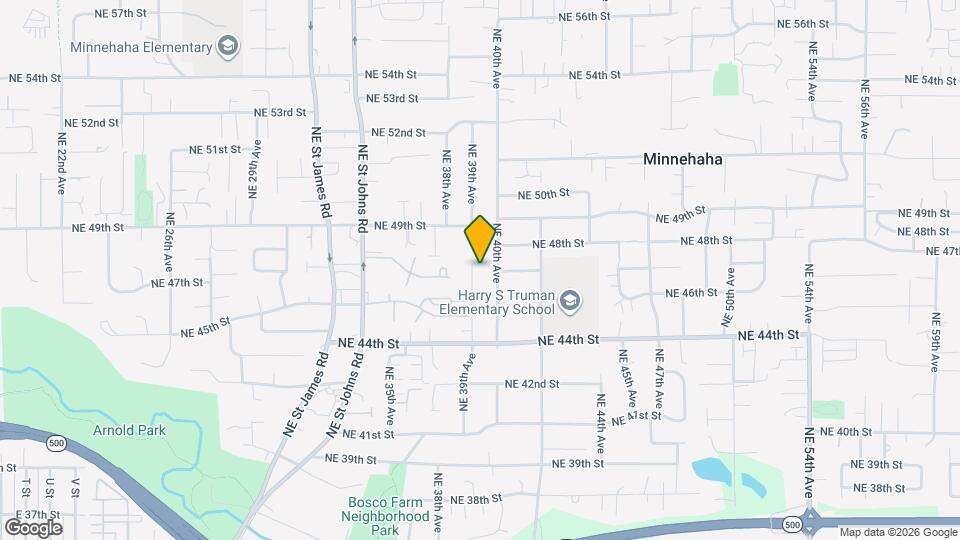 4613 NE 39th Ave Map and Location Details