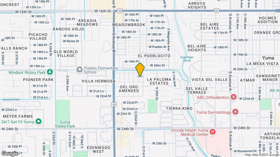 2063 S Coyote Ave Map and Location Details