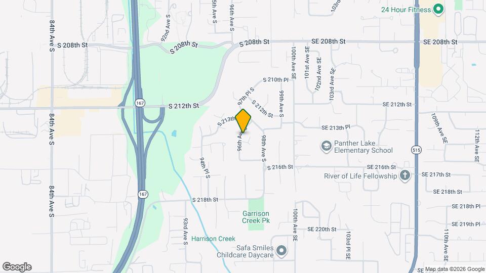 21343 96th Ave S Map and Location Details