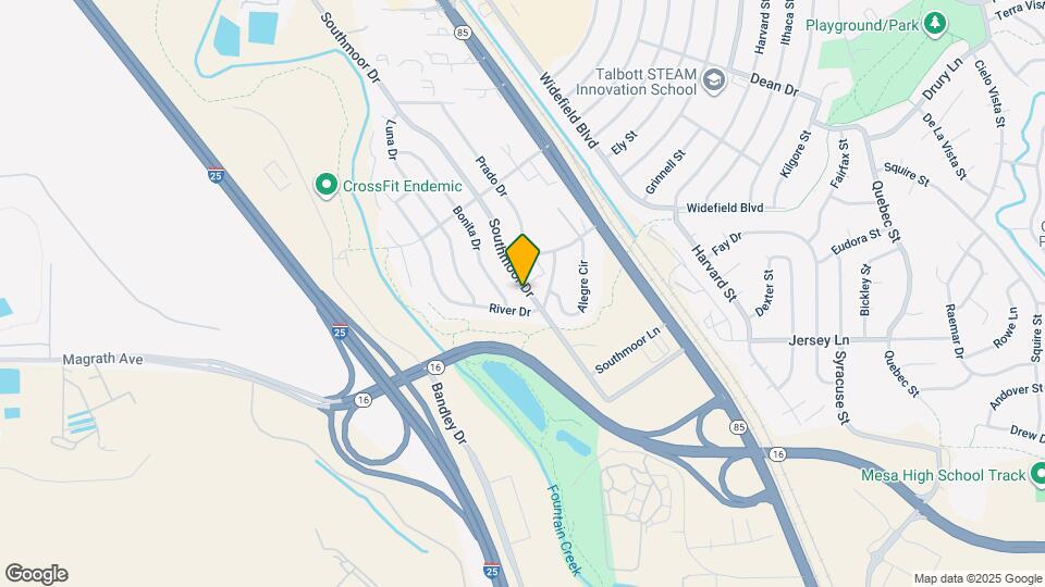 1840 Southmoor Dr Map and Location Details