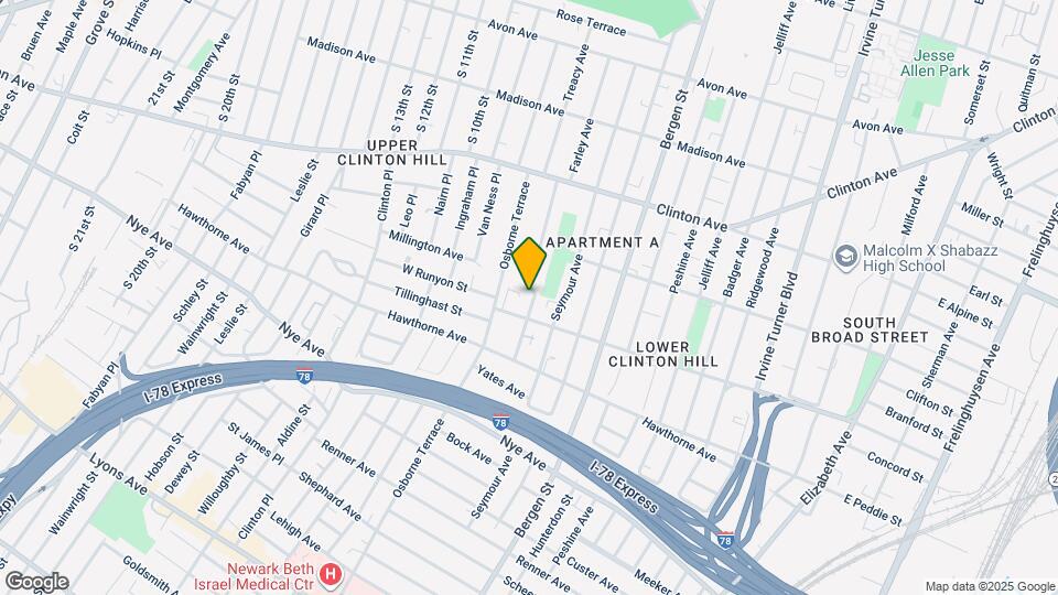 99 Hedden Terrace Map and Location Details