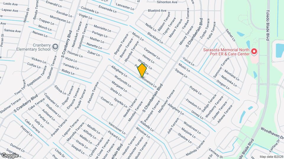 2237 Bonanza Ln Map and Location Details