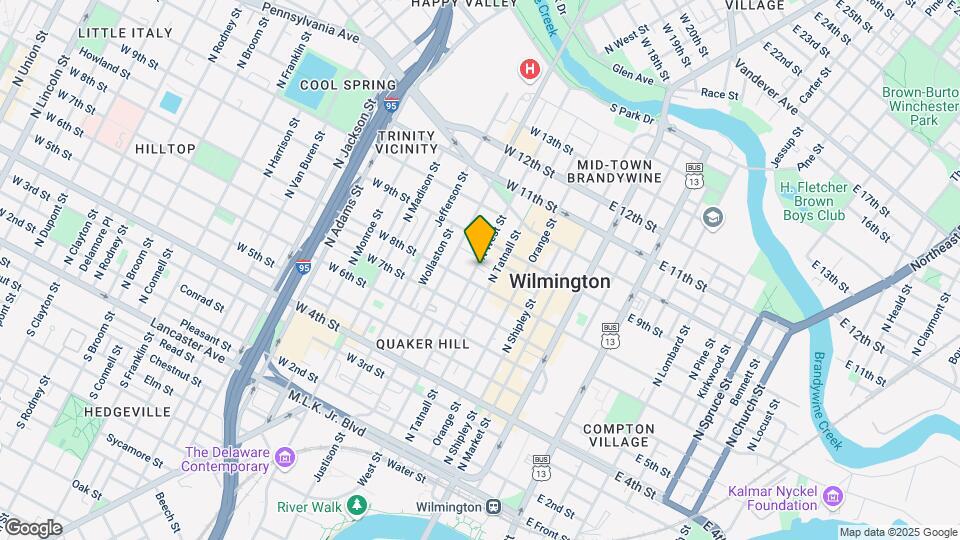 806 N West St Map and Location Details