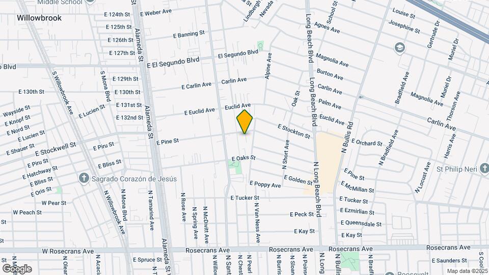 812 E Pine St Mapa y Detalles de la Ubicación