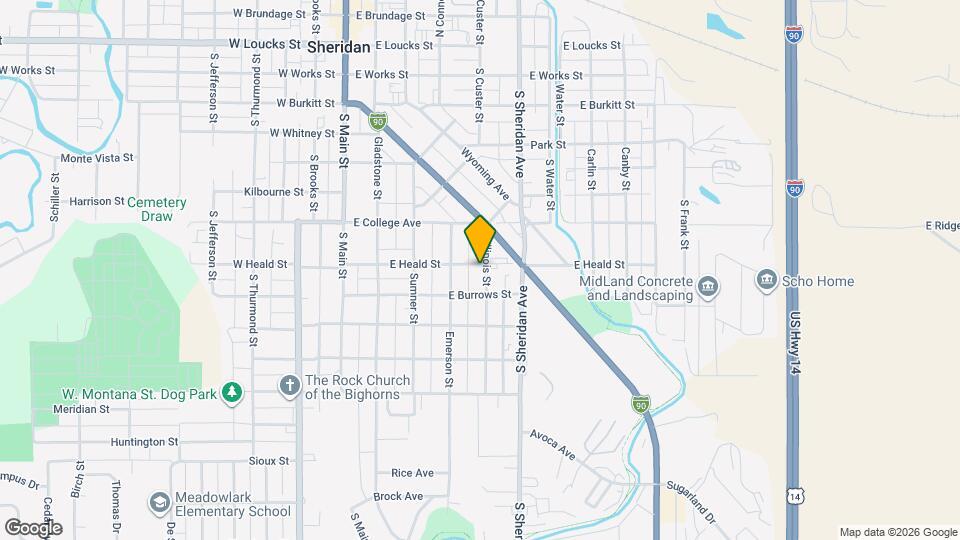 704 Illinois St Map and Location Details