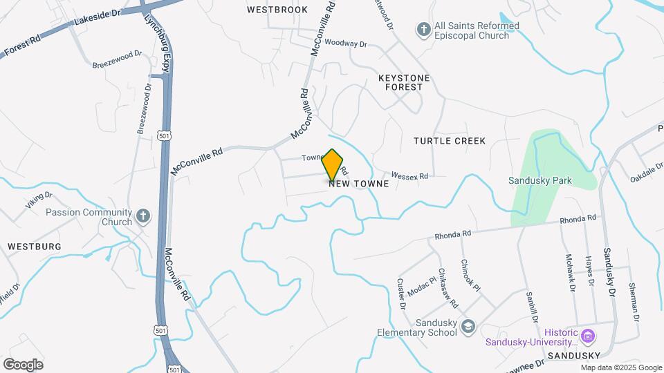 448 Three Creeks Ct Map and Location Details