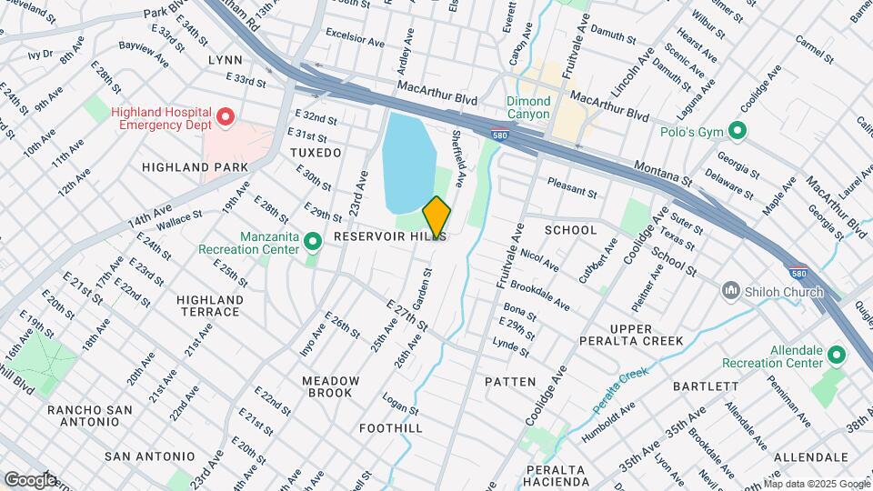 2825 Garden St Map and Location Details