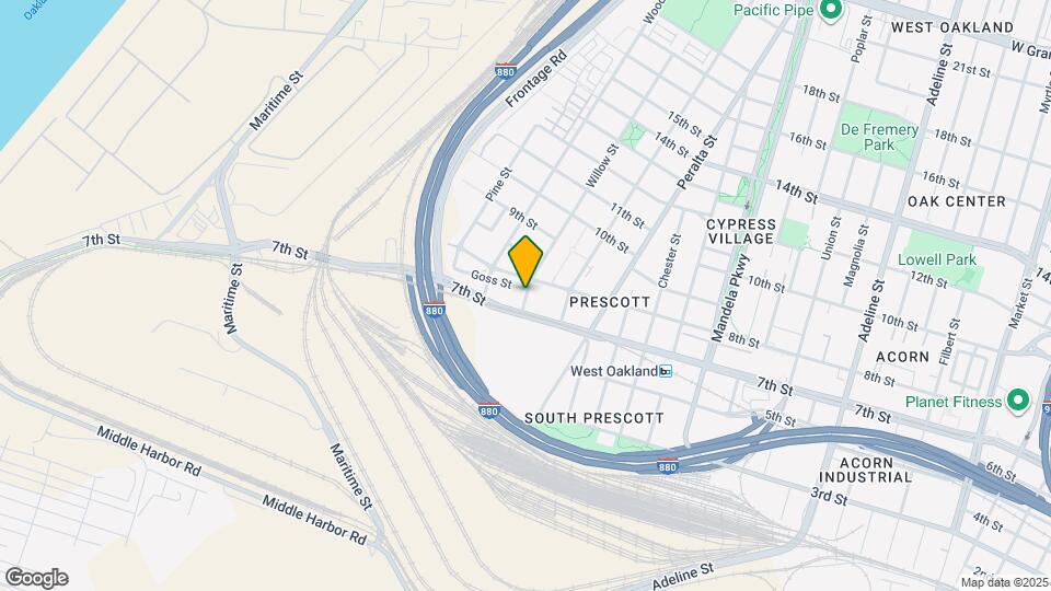 731 Willow St Mapa y Detalles de la Ubicación