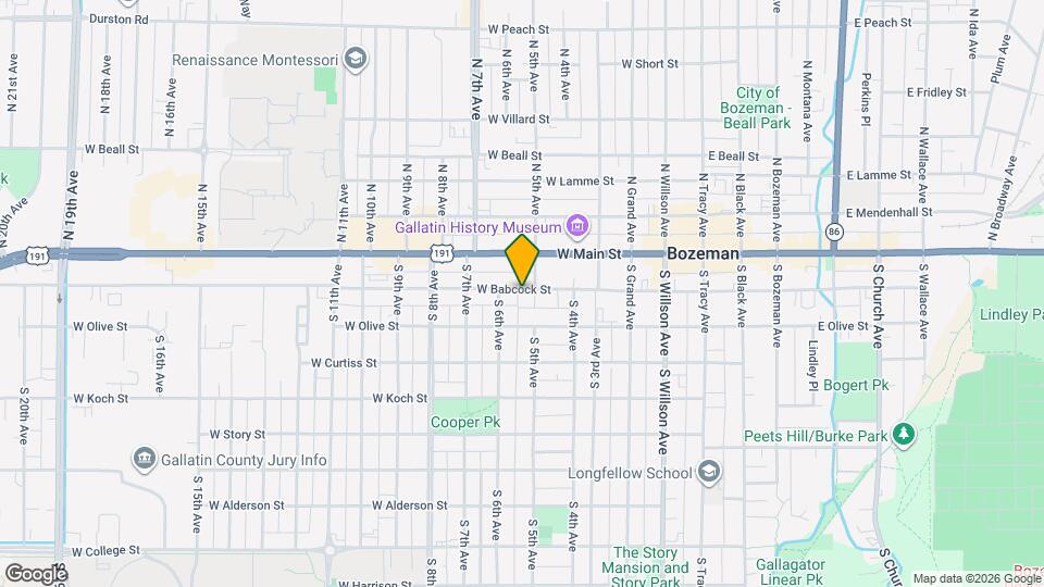 510 W Babcock St Mapa y Detalles de la Ubicación