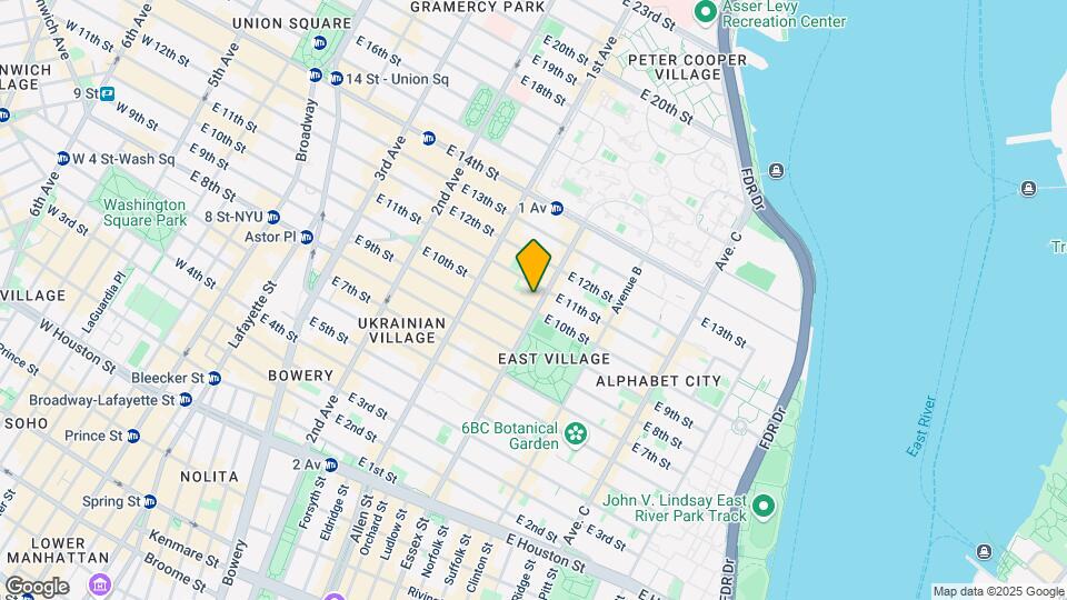 165 Avenue A Mapa y Detalles de la Ubicación