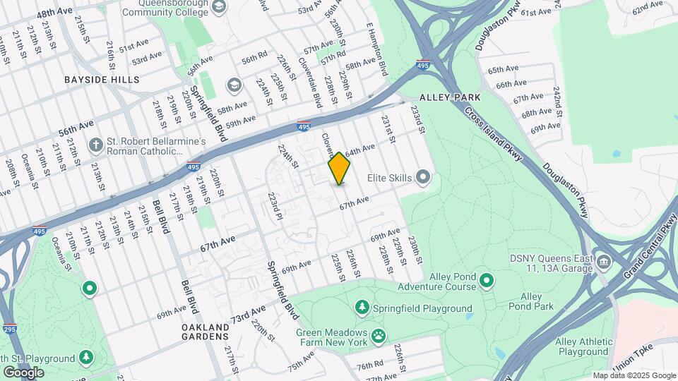 64-48 Cloverdale Blvd Map and Location Details