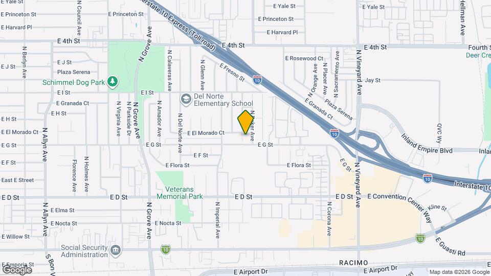 708 N Lassen Ave Map and Location Details