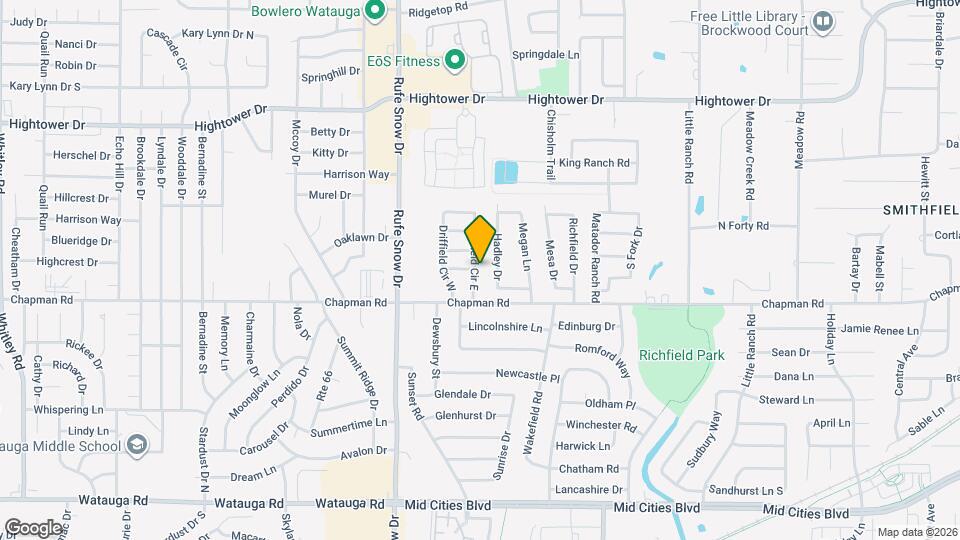 6736 Driffield Cir E Mapa y Detalles de la Ubicación