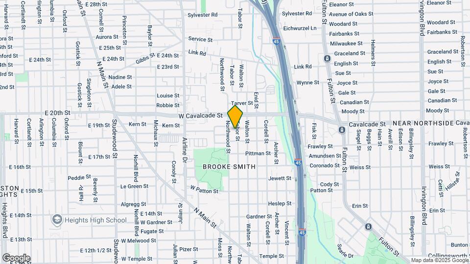 1209 Tabor St Map and Location Details