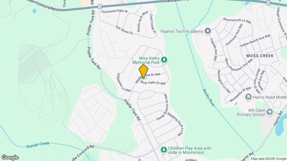 10811 River Oaks Dr NW Map and Location Details