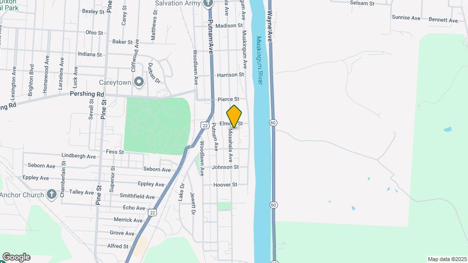 1024 Moxahala Ave Map and Location Details