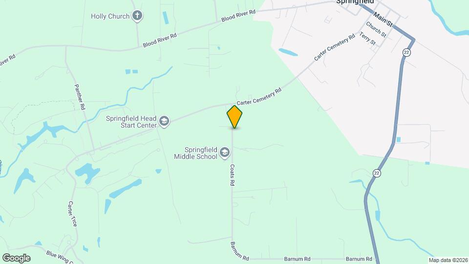 23950 Coats Rd Map and Location Details