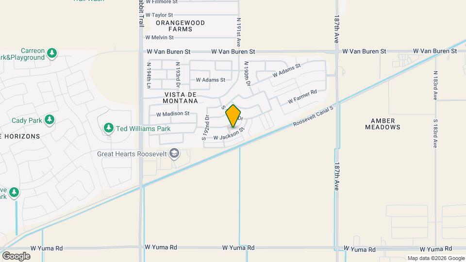 19176 W Jackson St Map and Location Details