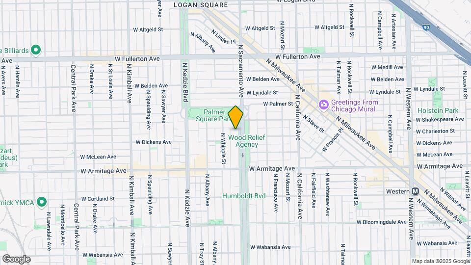 2102 N Humboldt Blvd Map and Location Details