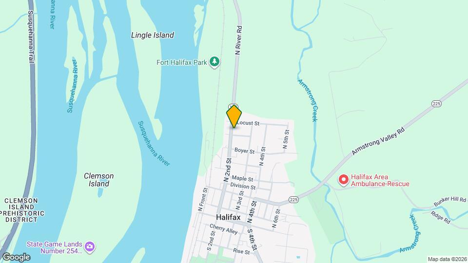 421 N 2nd St Mapa y Detalles de la Ubicación