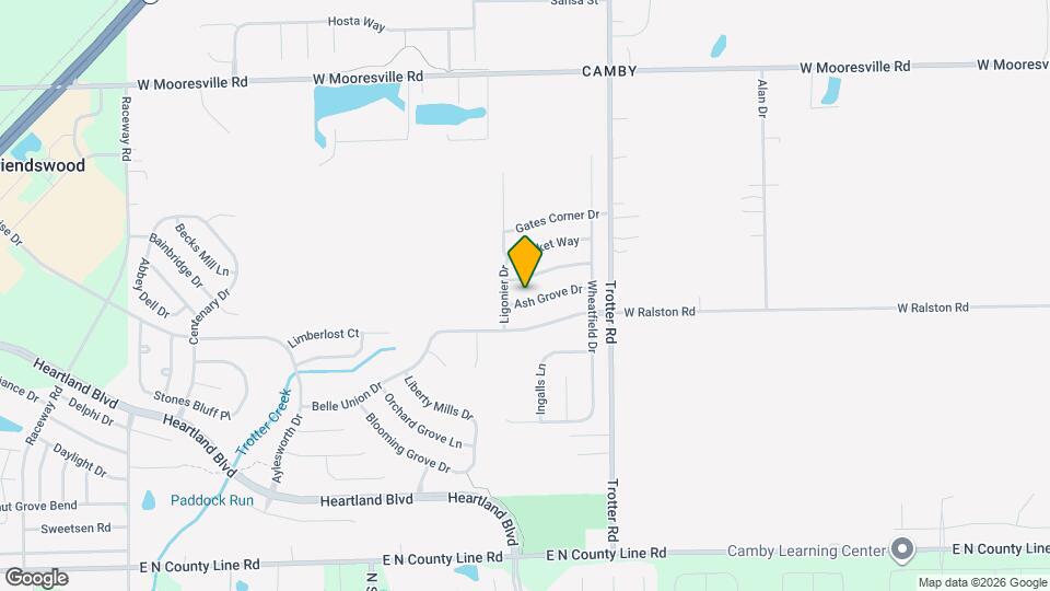 8450 Ash Grove Dr Map and Location Details