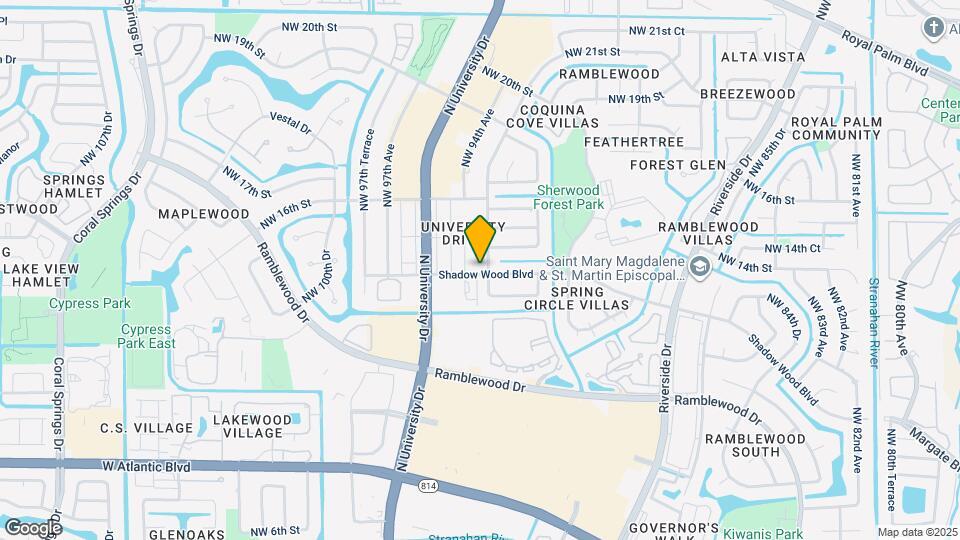 1410 NW 93rd Terrace Map and Location Details