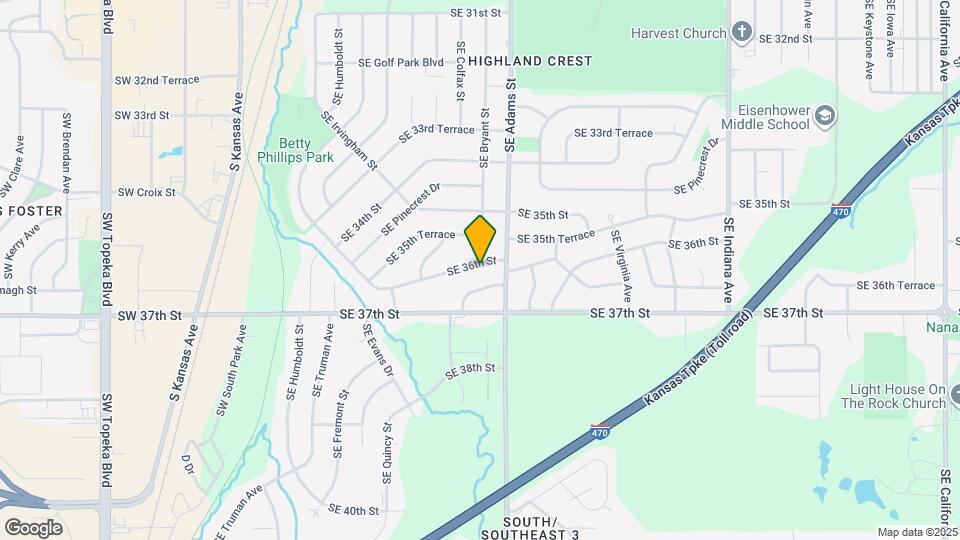 529 SE 36th St Map and Location Details