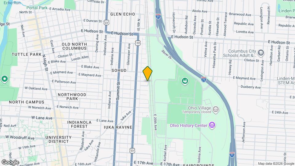 499 Wyandotte Ave, Unit 501 Map and Location Details