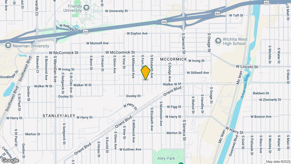 1220 S Fern St Map and Location Details