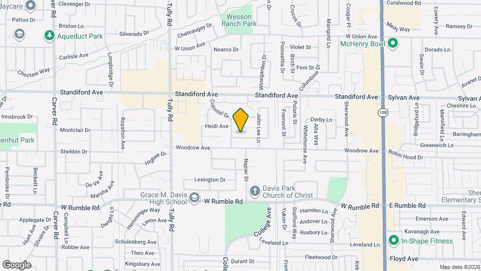 925 Charleston Ave Map and Location Details