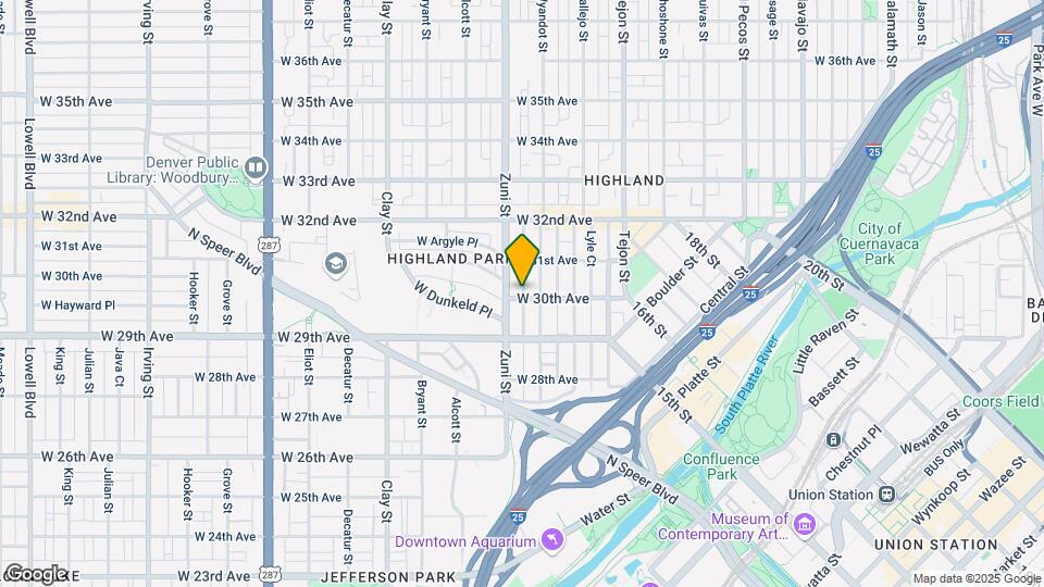 2323-2327 W 30th Ave Map and Location Details