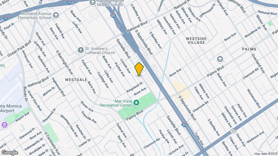 3261-3281 Sawtelle Blvd Mapa y Detalles de la Ubicación