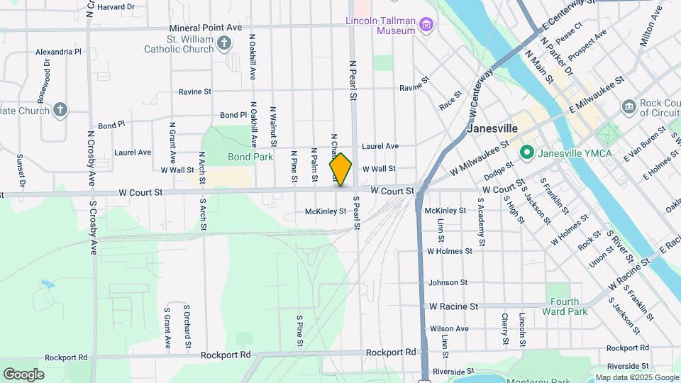 1321 W Court St Map and Location Details