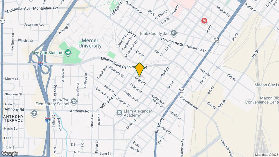 743 Bright St Map and Location Details