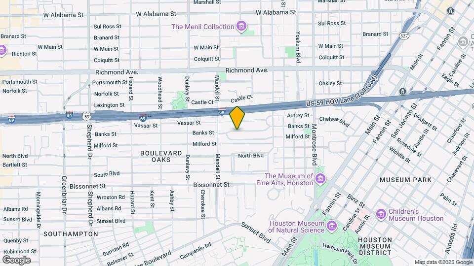 1503 Banks St, Unit 210 Map and Location Details